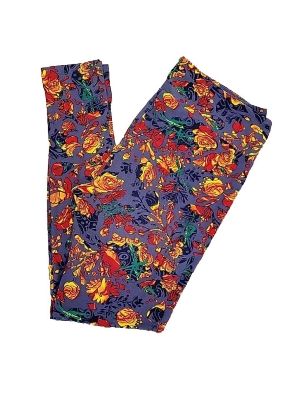 LuLaRoe☆ Floral Multiprint Leggings Size Tall/Curvy